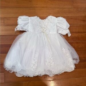 White Flower Girl Dress, wedding dress